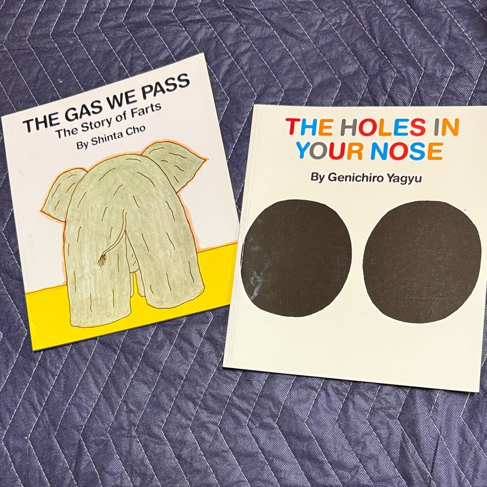 Kane Miller Children's Books Set - The Gas We Pass & The Holes in Your Nose